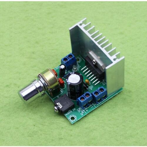 DC12V TDA7297 Rev B Low Noise 2 * 15W Dual Channel Digital Stereo Amplifier Board Free Shipping