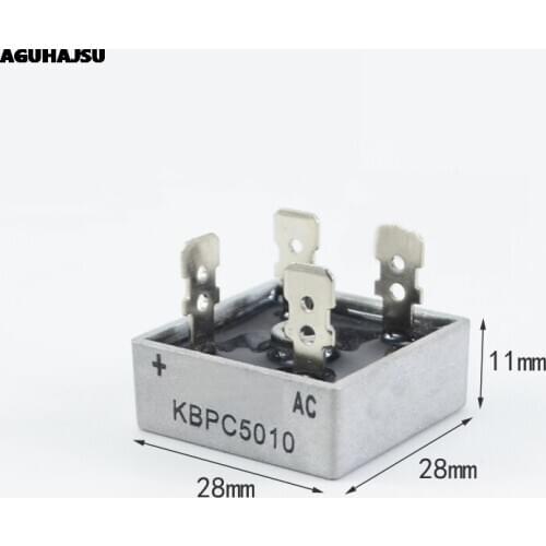 1pcs KBPC5010 50A 1000V Diode Bridge Rectifier kbpc5010