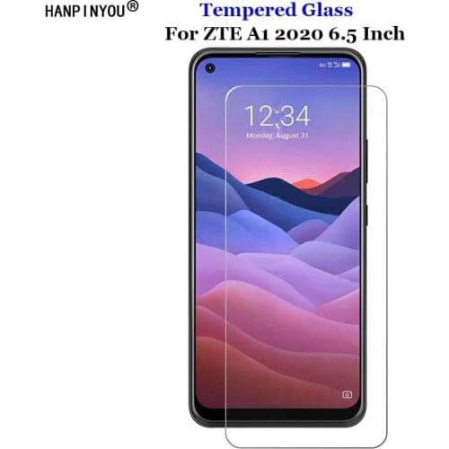 For ZTE A1 2020 Tempered Glass 9H 2.5D Premium Phone Screen Protector Film For ZTE A1 2020 6.5"