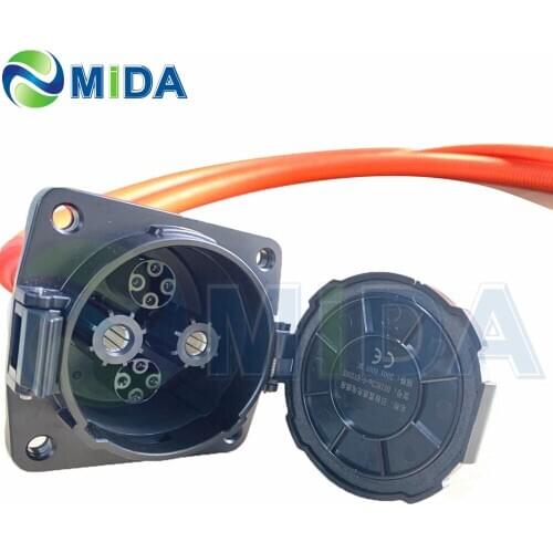 Electric Car Fast Charger Japan DC 1000V 200A CHAdeMo Inlet Socket