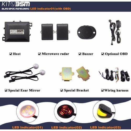 Hot Millimeter Radar Blind Spot Detection System BSD Change Lane Safer BSA BSM Blind Spot Monitoring Assistant kit bsm system