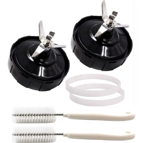 2Pcs 7 FINS Extractor Blades Replacement Part Bottom Blade for Nutri Ninja Auto IQ BL642 NN102 BL2013