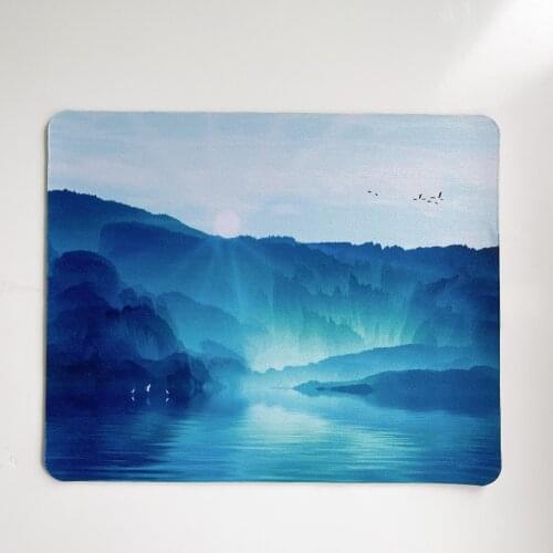 Hasaing Beautiful Landscape 22x18 Mouse Pad Small Mat Home Office Laptop Game Rubber Mat Mouse Pad Desk Gaming Mousepads Cup