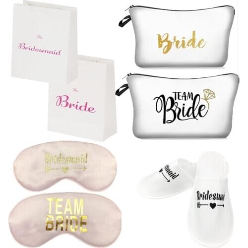Bachelorette Travel Party Set Team Bride Cosmetic Bag Bride Blindfold Bride To Be Hen Night Gift Bag Bridal Shower Favors