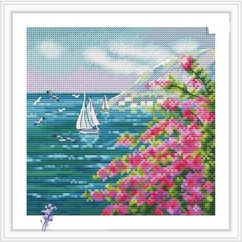 ZZ2278 For Needlework Kit NOT PRINTED Cross stich Painting Set Cross Stitch Kits Cross-stitch Embroidery Set Stitch Kits Cross