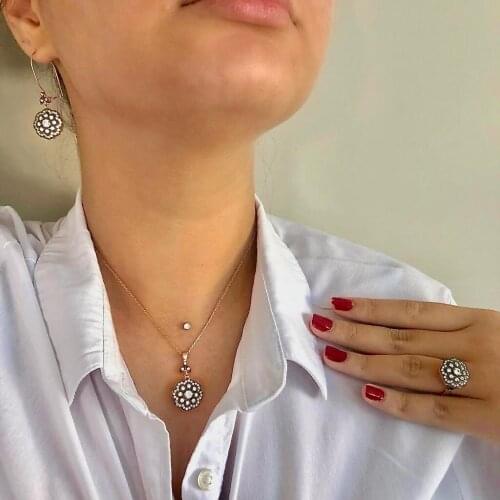 DIAMOND 925 Silver Set