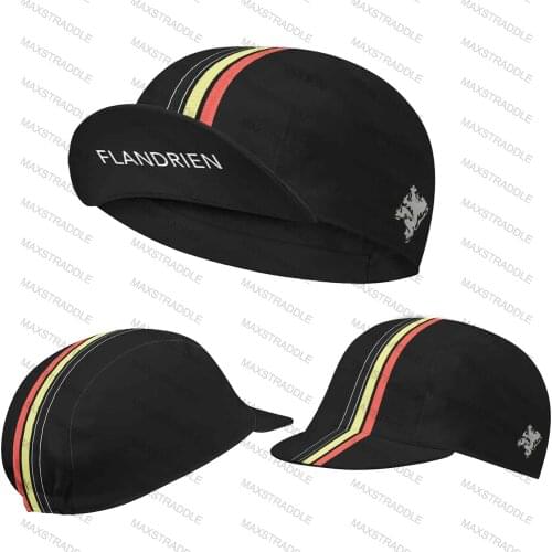 New Summer FLANDRIEN Black Cycling Cap Classic Bike Hat