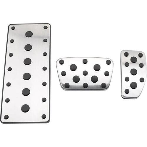 Brake Gas Accelerator Foot Rest Pedal for Toyota Land Cruiser LC200 Lexus LX570 2013 2014 2015 2016 2017 2018 2019 3PCS