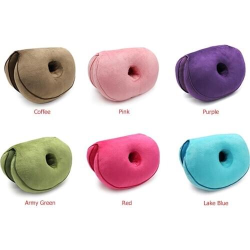 Multifunctional Dual Comfort Cushion Memory Foam Hip Lift Seat Cushions Beautiful Butt Latex Seat Cushion Comfy for Home Car