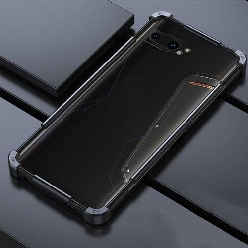 For ASUS ROG 5 Shockproof Metal Mobile Phone Frame Stainless Steel Protective Frame Bumper Cover for ASUS ROG 5 Phone Shell