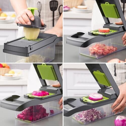 Vegetable Fruits Tool Grater Cutter Shredder Garlic Meat Chopper Carrot Potato Slicer Salad Maker Kitchen Gadgets