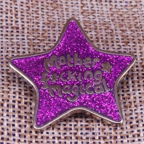 Magical mama lapel pin mom Christmas badge mother birthday gift Enamel pin