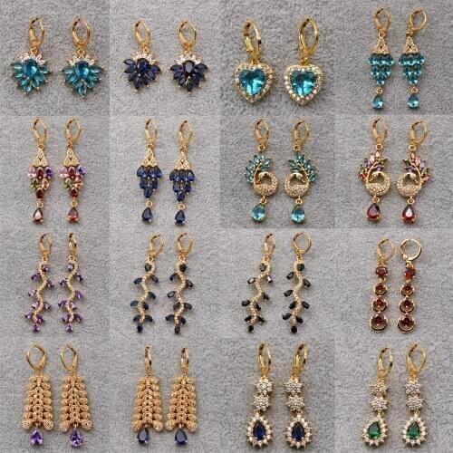 Drop Heart Earrings Jewelry for Womens Earrings Waterdrop Earrings Zircon Wedding Jewelry Accessories Accessories