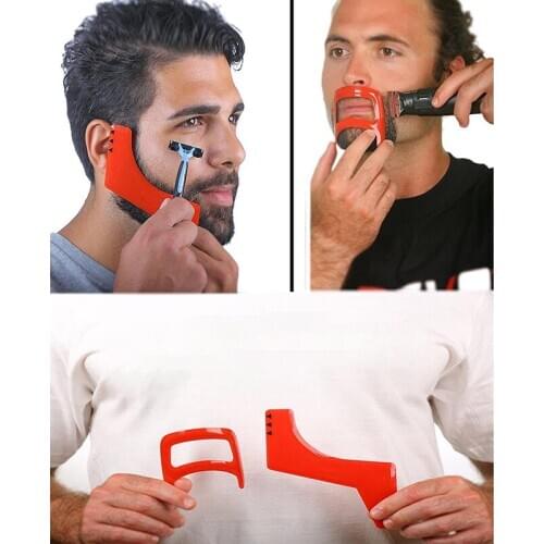 Mustache Beard Styling Template Tools For Men Fashion Shave Shaping Template Beard Style Comb Care Tool High Quality