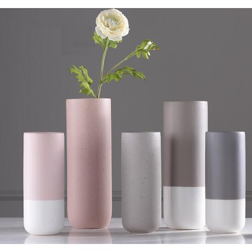 Modern creative geometry fashion table flower vase painting adornment drawing room hotel mall home soft decoration article