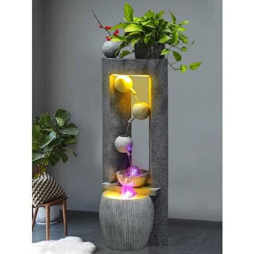 Zq Living Room Decoration Creative Modern and Simple TV Cabinet Home Decoration European Humidifier Fountain