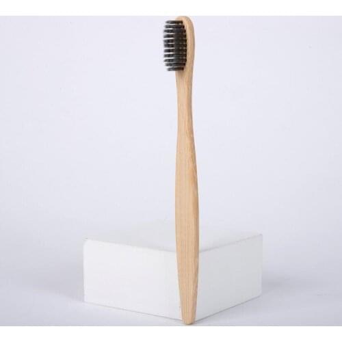1PC Wooden Toothbrush Solid Bamboo Handle Soft Fibre Eco-Friendly Teeth Brushes Dental Cleaning Adult Oral Care Healthy Products