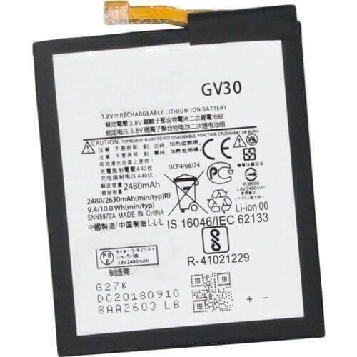 10pcs/lot GV30 replace For Motorola Moto Z Battery 2480mAh For Motorola Moto GV30 XT1650-01 XT1650-05 Battery Accumulators
