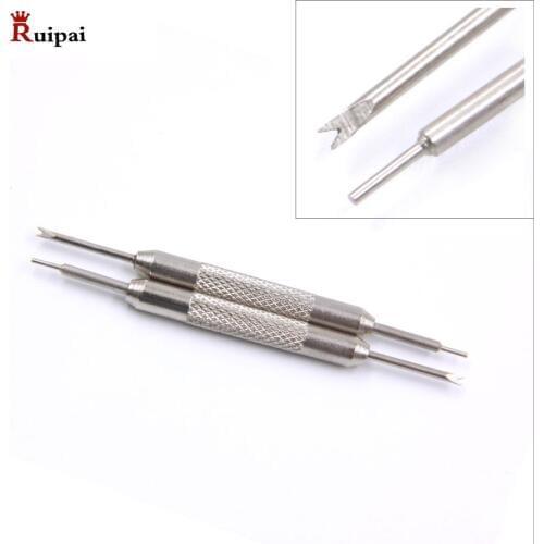 2Pc Watch Band Spring Bars Strap Link Pins Remover Repair Kit Tool Watchmaker