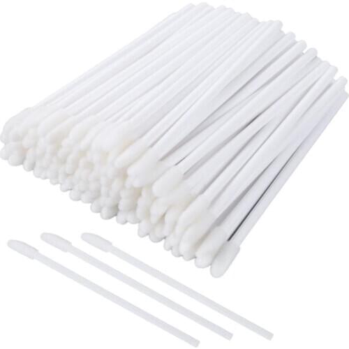 300pcs/lot Wholesale Disposable Lip Brushes Lipstick Gloss Wands Applicator Perfect Professional Lip Makeup Tool Kits White