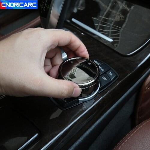 Car Multimedia Knob Frame Ring Trim For BMW F10 F20 F21 F30 F15 F16 F32 F25 F07 F26 F06 F34 F36 F48 Interior Modified