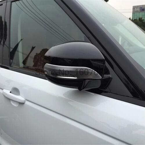 For RANGE ROVER Sport 2014 2015 ABS Side Rearview Mirror Molding Strip Cover Trim Car Accessories