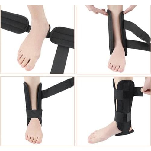 Women Men Fitness Ankle Sprain Support Brace Strap Splint Foot Heel Cover Orthotic Aluminum Protector Guard Wrap Plantar