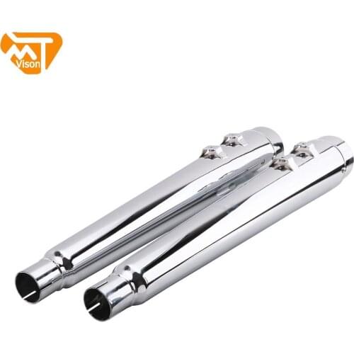 Motorcycle Exhaust Pipe Muffler Slip-On For Harley Touring Bagger Models Dresser Road King Electra Glide Street Glide 1995-2016