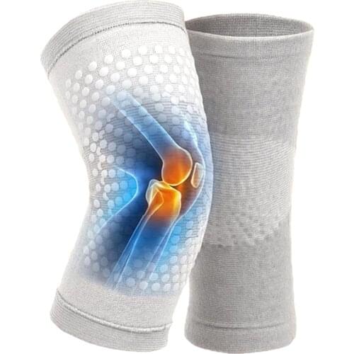 2PCS Self Heating Support Knee Pad Knee Brace Warm for Arthritis Joint Pain Relief Injury Recovery Belt Knee Massager Leg Warmer