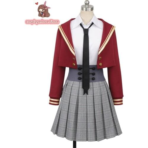 Zombie Land Saga Minamoto Sakura Cosplay Costume Halloween Christmas Costume