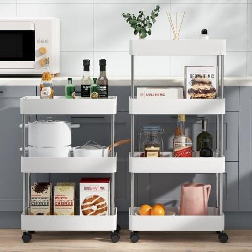 Multifunctional Storage Shelf Multi Layer Vegetable Fruit Organizer Storage Racks Floor Bathroom Cuisine Kitchen Items DF50J