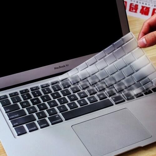 TPU Transparent Clear Keyboard Cover Skin Sticker for Macbook Air Pro Retina 11 12 13 15 16 inch US version A1932 A1466 A2179
