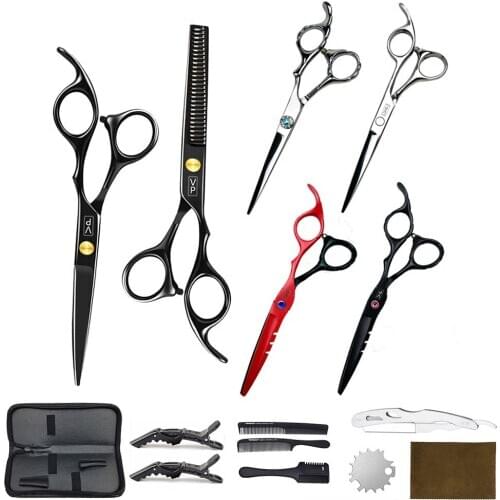 6.0" 17cm JP 440C Hairdressing Supplies Cutting Scissors Barber Professional Hair Scissors Scissors for barber shop