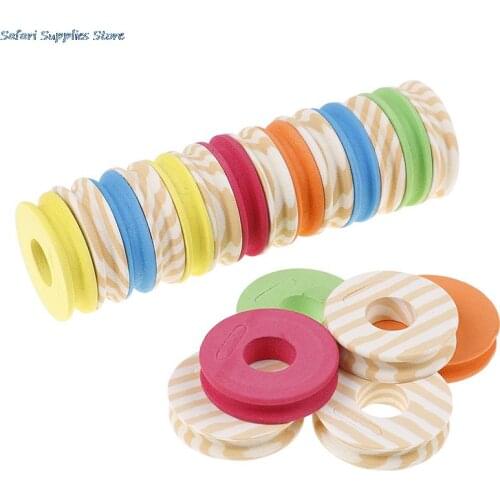 10 Pcs Foam Winding Main Coil Board Plate Fishing Line Wire Rotating Dash Facing Fishing Tool Box Fishing Spool Fishing Gear