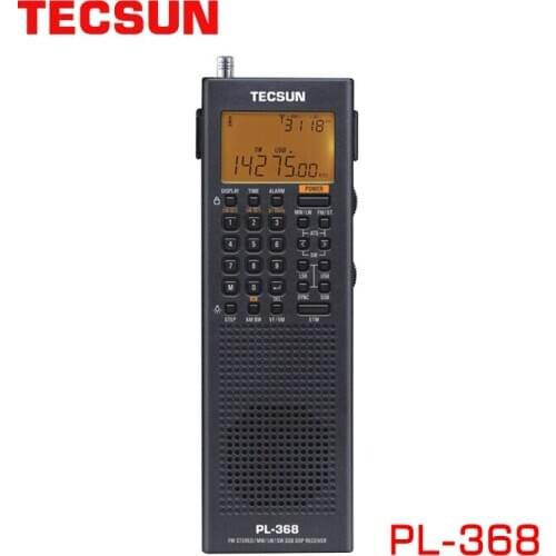 TECSUN PL-368 Mini Portable SSB Audio 64-108MHZ DSP ETM ATS FM-Stereo MW SW World Band Stereo Radio