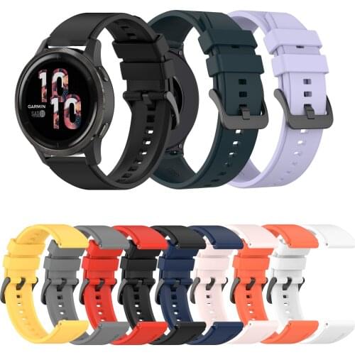 22mm Silicone Band Strap For Garmin Venu 2 Venu2 45mm Vivoactive 4 Wristband Sport Replacement Bracelet