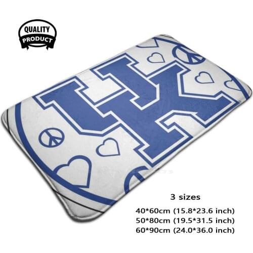 Peace And Love Comfortable Door Mat Rug Carpet Foot Pad Uk University Of Lexington Peace Love Basketball Uk Basketball