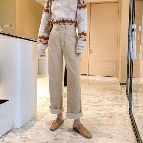 Vintage Baggy Brown Jeans Women Streetwear Loose High Waist Trousers Harajuku Fashion Cotton Denim Sweatpants 5XL