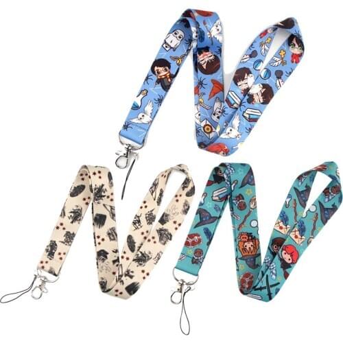 Magic School Neck Strap Keychain Lanyard For Keys ID Card Pass Gym USB Mobile Phone Badge Holder DIY Hang Rope Webbing Ribbon