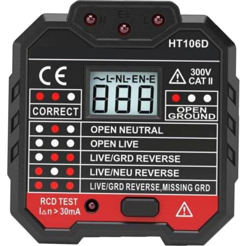 LCD Backlight Strom Tester Socket Function Measure Board Portable HT106 D
