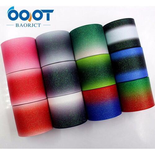 1-1/2'' 38MM 10 yards Shiny rainbow Printed grosgrain ribbon,DIY handmade headdress jewelry accessories,Party decoration 1712153