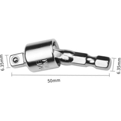 1/4 3/8 Hex Shank Drill Bit Wrench Socket Adapter Drive Extension Tool Durable