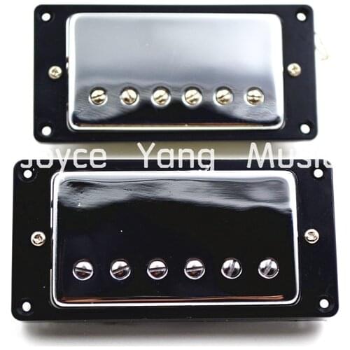 1 Set of 2pcs Chrome Double Coil Humbucker Pickups Neck&Bridge For LP Electric Guitar Pickups