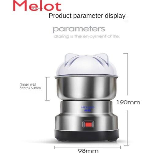 Household Electric Flour Mill Subdivision Disintegrated Powder Dry Mo Pepper Pepper Walnut Stir Chew Minced Small Grinding