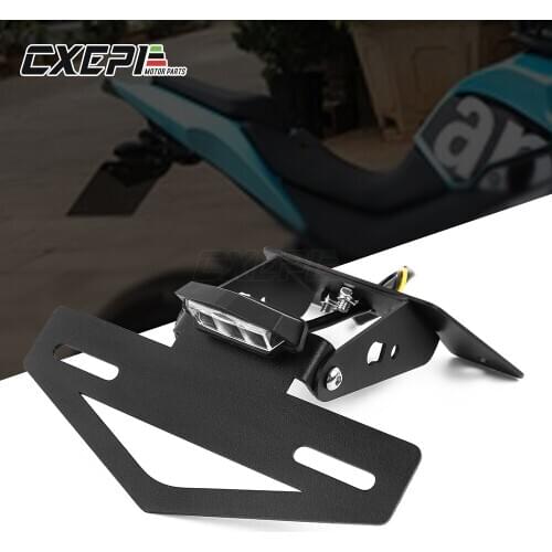 License Plate Holder For Aprilia RSV4 2009-2020 Tuono RS4 125 RS4 50 2011-2020 Motorcycle Tail Tidy Fender Registration Plate