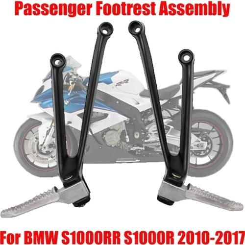 For BMW S1000RR S1000R S1000 RR R S 1000 R RR 2010-2017 2016 Motorcycle Rear Passenger Footrest Foot Peg Rest Pedal Bracket Kit