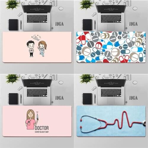 FHNBLJ Cute Cartoon Medicine Doctor Natural Rubber Gaming mousepad Desk Mat Free Shipping Large Mouse Pad Keyboards Mat