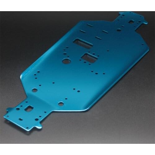 HSP 06001 Aluminum Alloy Metal Chassis For 1/10 RC 4WD Off-Road Car Buggy Monster Bigfoot Truck 94106 94108