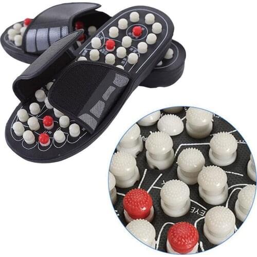 Feet Massage Slippers Foot Reflexology Acupuncture Therapy Massager Walk Stone Shoes Acupuncture Cobblestone Massageador Sandal