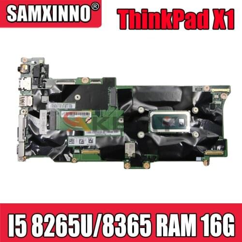 For Lenovo ThinkPad X1 Carbon 7th Gen / X1 Yoga 4th Gen laptop motherboard with CPU I5 8265U / 8365 RAM 16G 100% test work